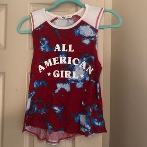 Patriotic “All American Girl” tank top